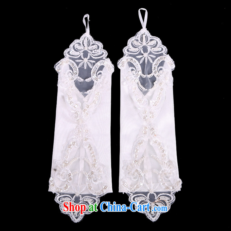 Hi Ka-hi 2014 new bridal gloves white lace long Satin leakage refers to wedding gloves NS 21 ivory, code, Hi Ka-hi, shopping on the Internet