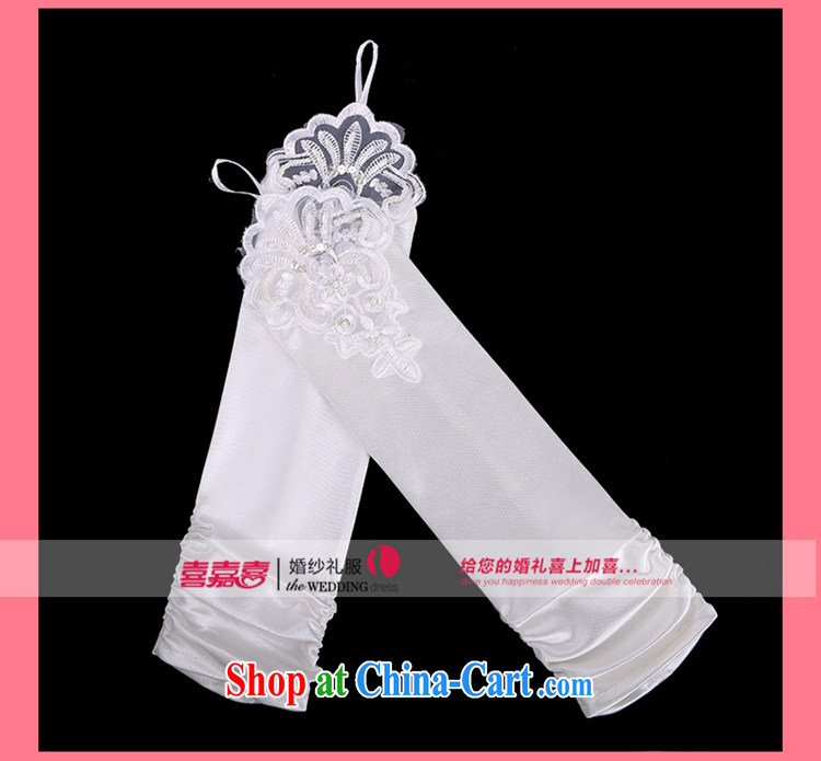Hi Ka-hi 2014 new bridal gloves white lace long Satin missed the wedding gloves NS 22 ivory are code pictures, price, brand platters! Elections are good character, the national distribution, so why buy now enjoy more preferential! Health