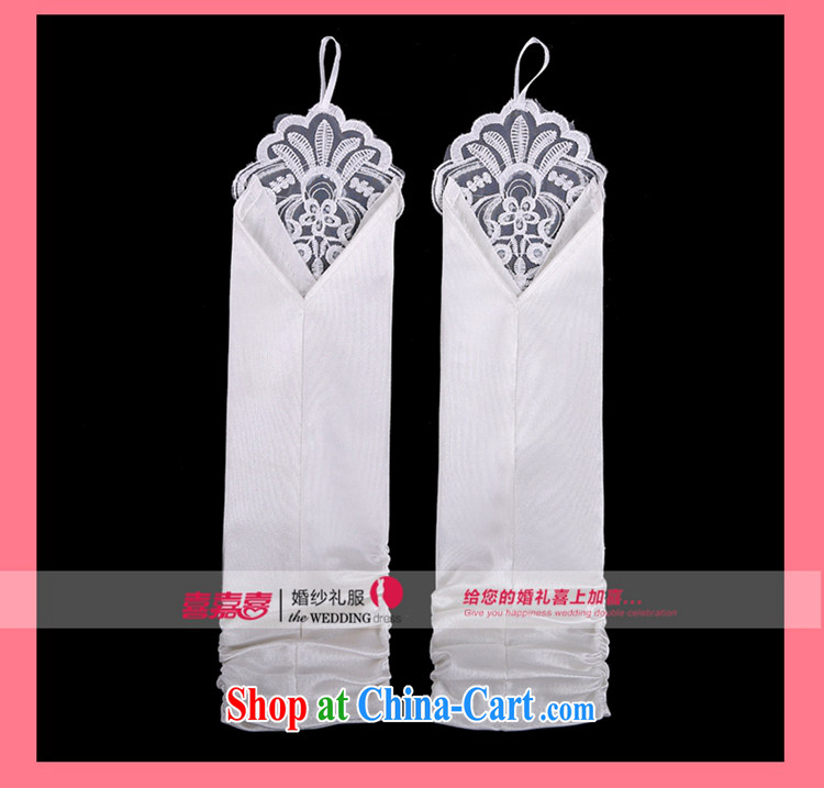 Hi Ka-hi 2014 new bridal gloves white lace long Satin missed the wedding gloves NS 22 ivory are code pictures, price, brand platters! Elections are good character, the national distribution, so why buy now enjoy more preferential! Health
