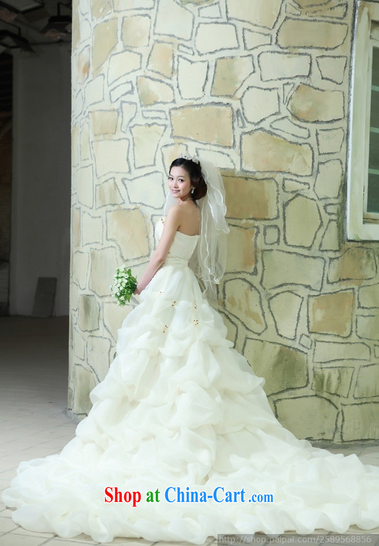 Yong-yan and 2015 new wedding dresses wedding bridal marriage wedding white Korean wiped his chest, Princess, wedding has now been upgraded with straps, white with L pictures, price, brand platters! Elections are good character, the national distribution, so why buy now enjoy more preferential! Health