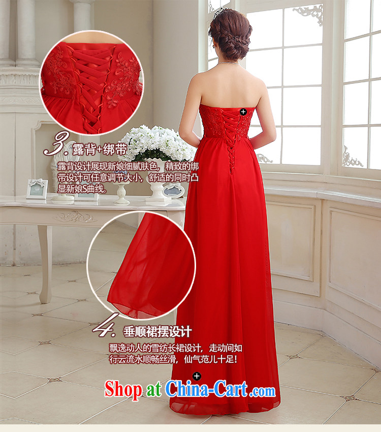 2015 new bridal gown sweet heart-shaped bare chest shoulders two dress uniform toast maternity dress red smears, breast L (2 feet 1) pictures, price, brand platters! Elections are good character, the national distribution, so why buy now enjoy more preferential! Health