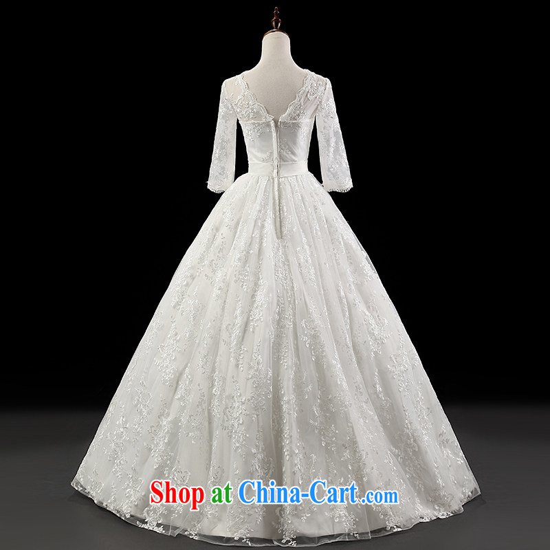 Love, Ms Audrey EU Yuet-mee, RobinIvy) wedding dresses 2015 new lace round-collar 7 cuff marriages with 15,061 H white XL, Paul love, Ms Audrey EU, and shopping on the Internet
