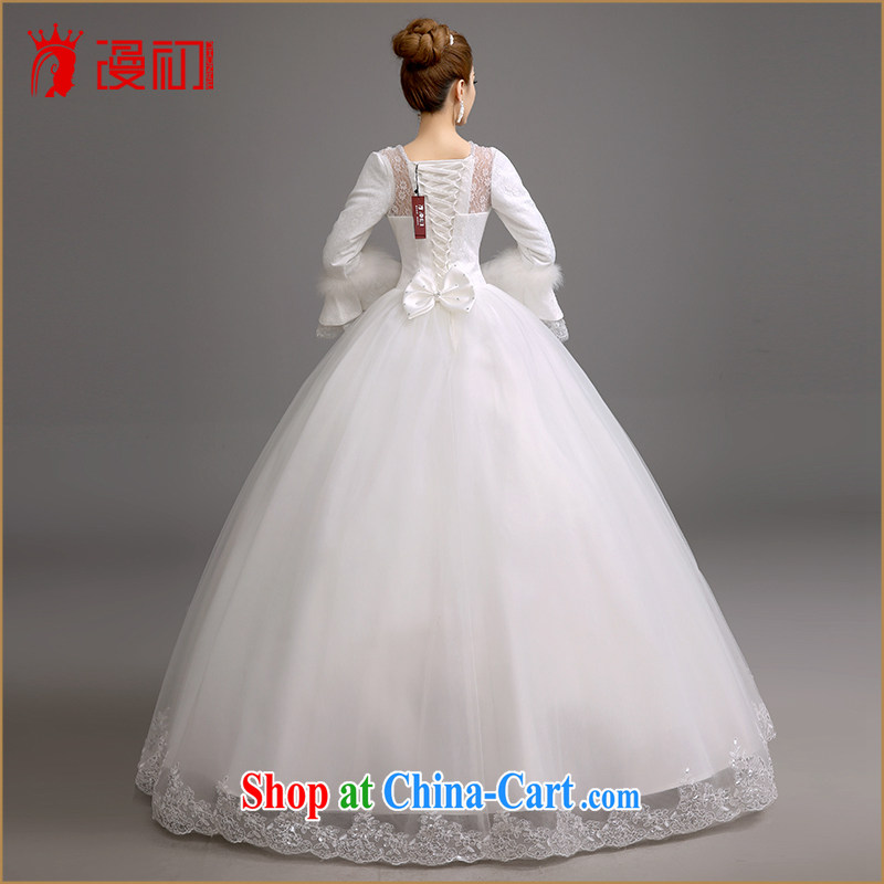 Early definition 2015 new winter wedding Korean winter graphics thin wedding winter, thick graphics thin shaggy dress wedding dresses white. Contact Customer Service, early definition, shopping on the Internet