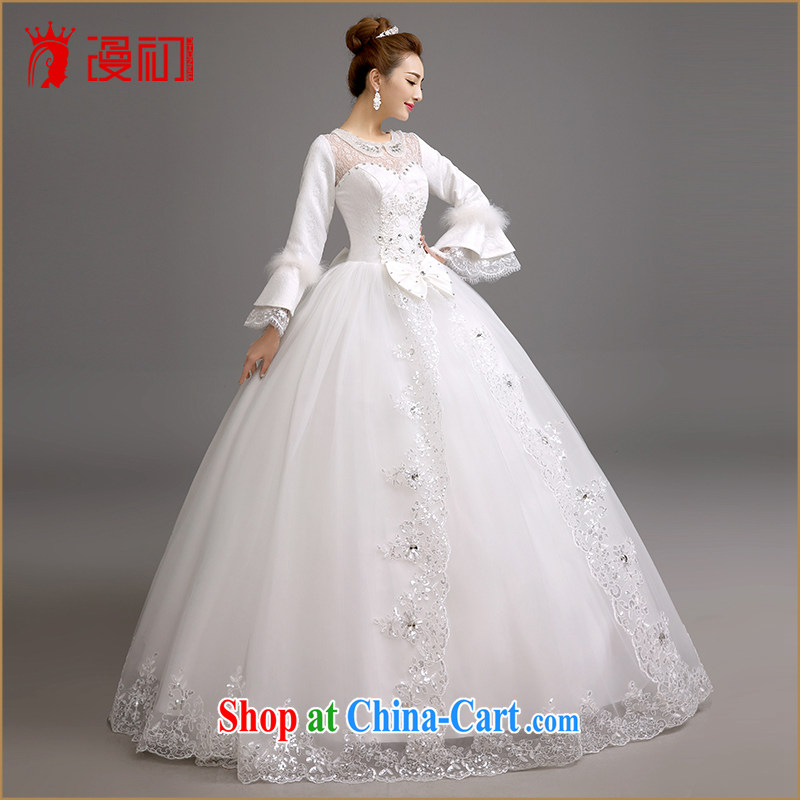 Early definition 2015 new winter wedding Korean winter graphics thin wedding winter, thick graphics thin shaggy dress wedding dresses white. Contact Customer Service, early definition, shopping on the Internet