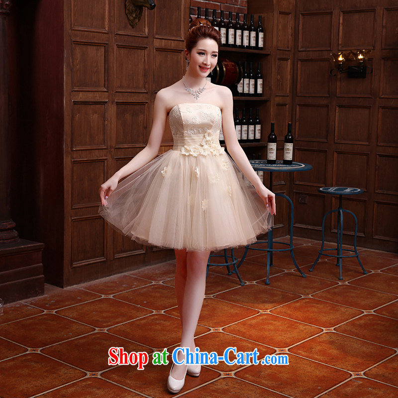Love so Peng 2014 new Korean bridesmaid dress short, Shaggy dress bridesmaid service sister dress tied with a small dress evening dress customer for this size will not be refunded, so Pang, shopping on the Internet