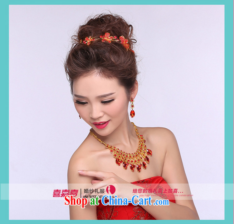 Hi Ka-hi 2014 new marriages jewelry Crown necklace earrings Kit water drilling wedding accessories TJ 05 red are code pictures, price, brand platters! Elections are good character, the national distribution, so why buy now enjoy more preferential! Health