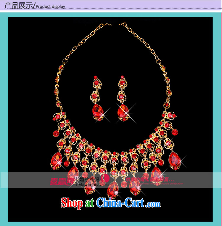 Hi Ka-hi 2014 new marriages jewelry Crown necklace earrings Kit water drilling wedding accessories TJ 05 red are code pictures, price, brand platters! Elections are good character, the national distribution, so why buy now enjoy more preferential! Health