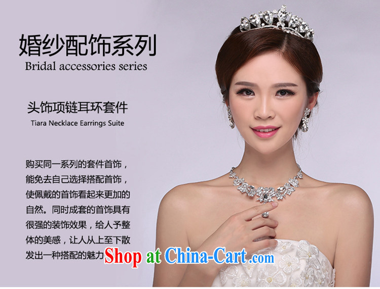 Hi Ka-hi 2014 new marriages jewelry Crown necklace earrings Kit water drilling wedding accessories TJ 10 white are code pictures, price, brand platters! Elections are good character, the national distribution, so why buy now enjoy more preferential! Health