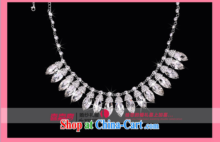 Hi Ka-hi 2014 new marriages jewelry Crown necklace earrings Kit water drilling wedding accessories TJ 11 white are code pictures, price, brand platters! Elections are good character, the national distribution, so why buy now enjoy more preferential! Health