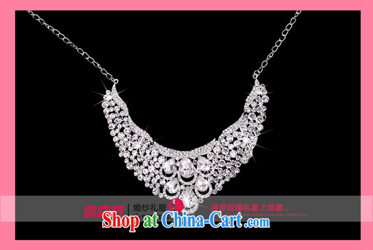 Hi Ka-hi 2014 new marriages jewelry Crown necklace earrings Kit water drilling wedding accessories TJ 13 white are code pictures, price, brand platters! Elections are good character, the national distribution, so why buy now enjoy more preferential! Health