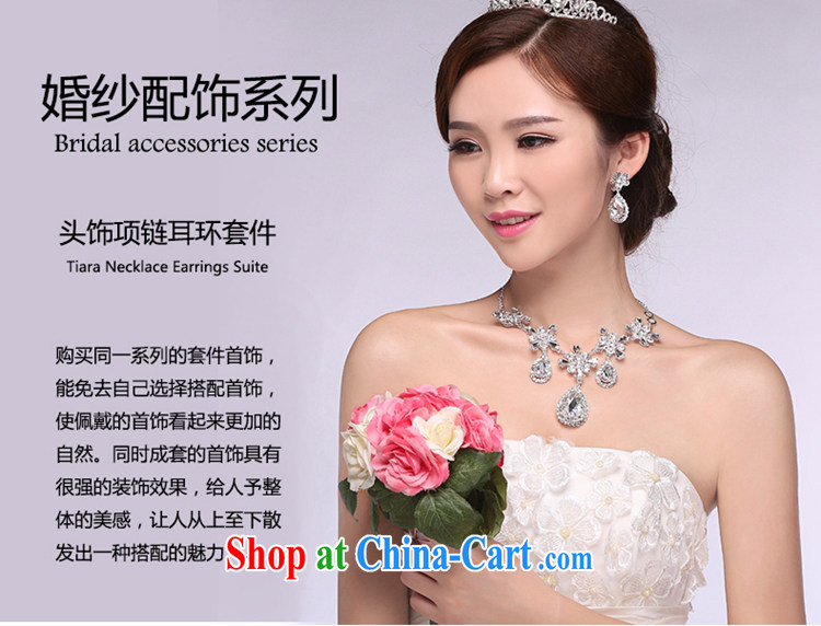 Hi Ka-hi 2014 new marriages jewelry Crown necklace earrings Kit water drilling wedding accessories TJ 18 white are code pictures, price, brand platters! Elections are good character, the national distribution, so why buy now enjoy more preferential! Health