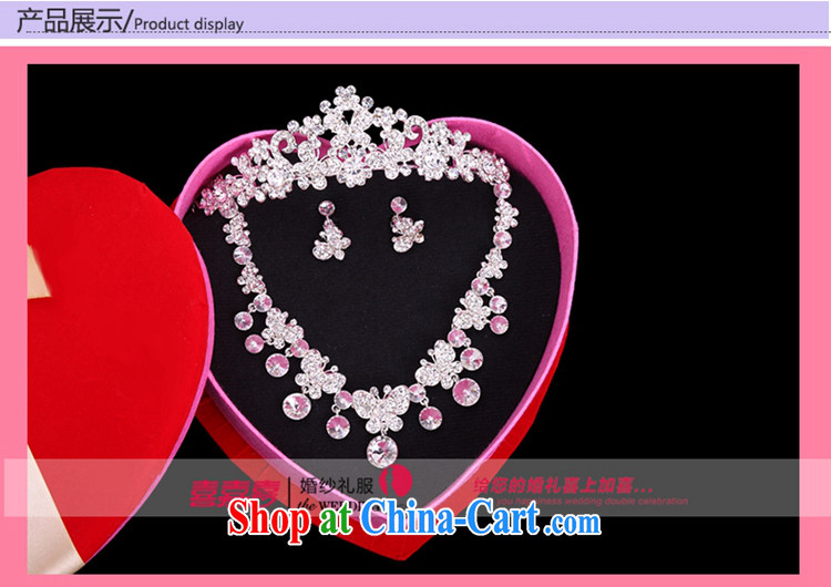 Hi Ka-hi 2014 new marriages jewelry Crown necklace earrings Kit water drilling wedding accessories TJ 21 white are code pictures, price, brand platters! Elections are good character, the national distribution, so why buy now enjoy more preferential! Health