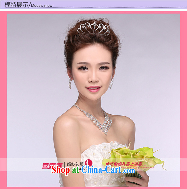 Hi Ka-hi 2014 new marriages jewelry Crown necklace earrings Kit water drilling wedding accessories TJ 24 white are code pictures, price, brand platters! Elections are good character, the national distribution, so why buy now enjoy more preferential! Health