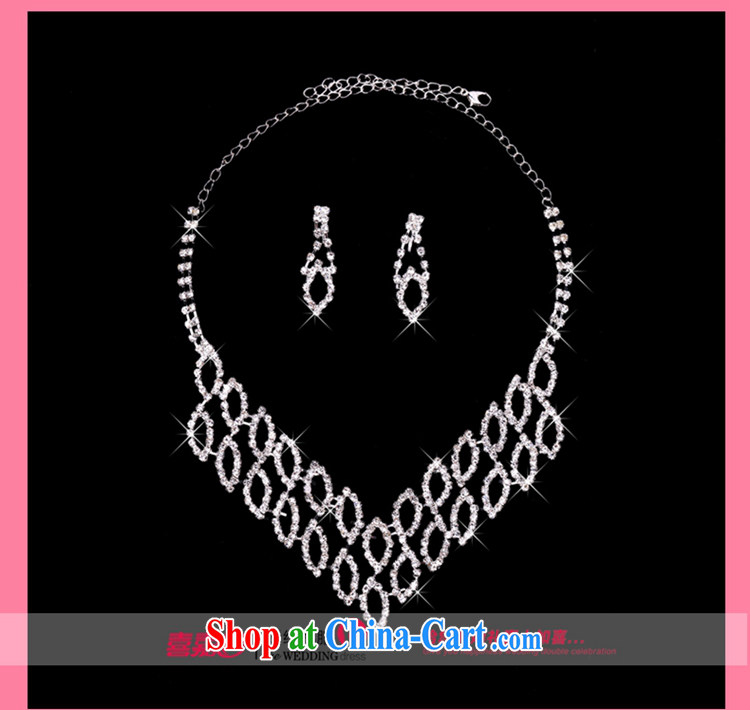 Hi Ka-hi 2014 new marriages jewelry Crown necklace earrings Kit water drilling wedding accessories TJ 24 white are code pictures, price, brand platters! Elections are good character, the national distribution, so why buy now enjoy more preferential! Health