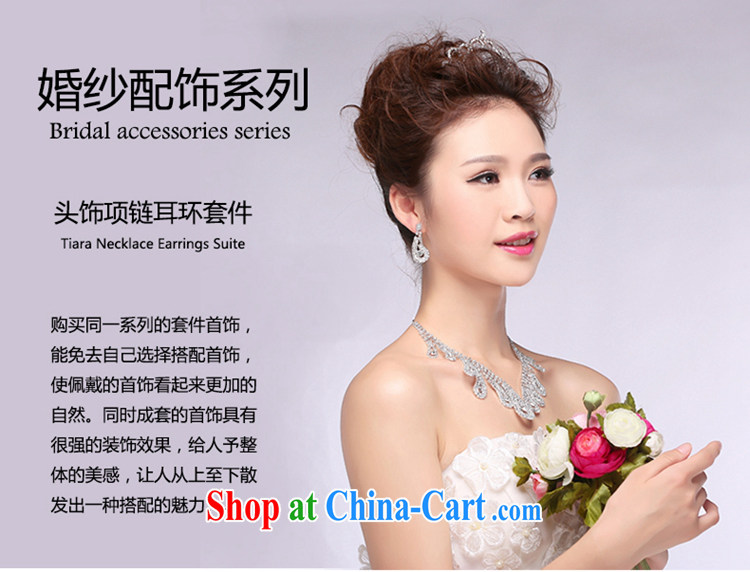Hi Ka-hi 2014 new marriages jewelry Crown necklace earrings Kit water drilling wedding accessories TJ 27 white are code pictures, price, brand platters! Elections are good character, the national distribution, so why buy now enjoy more preferential! Health