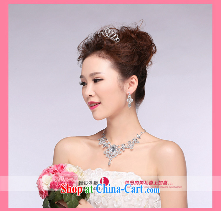 Hi Ka-hi 2014 new marriages jewelry Crown necklace earrings Kit water drilling wedding accessories TJ 30 white are code pictures, price, brand platters! Elections are good character, the national distribution, so why buy now enjoy more preferential! Health