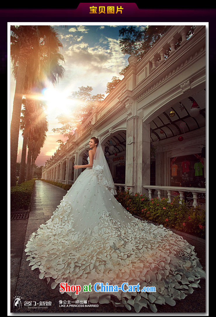 The bride's hand petal bridal wedding new Korean version of the greater tail wedding dresses 991 tail M pictures, price, brand platters! Elections are good character, the national distribution, so why buy now enjoy more preferential! Health