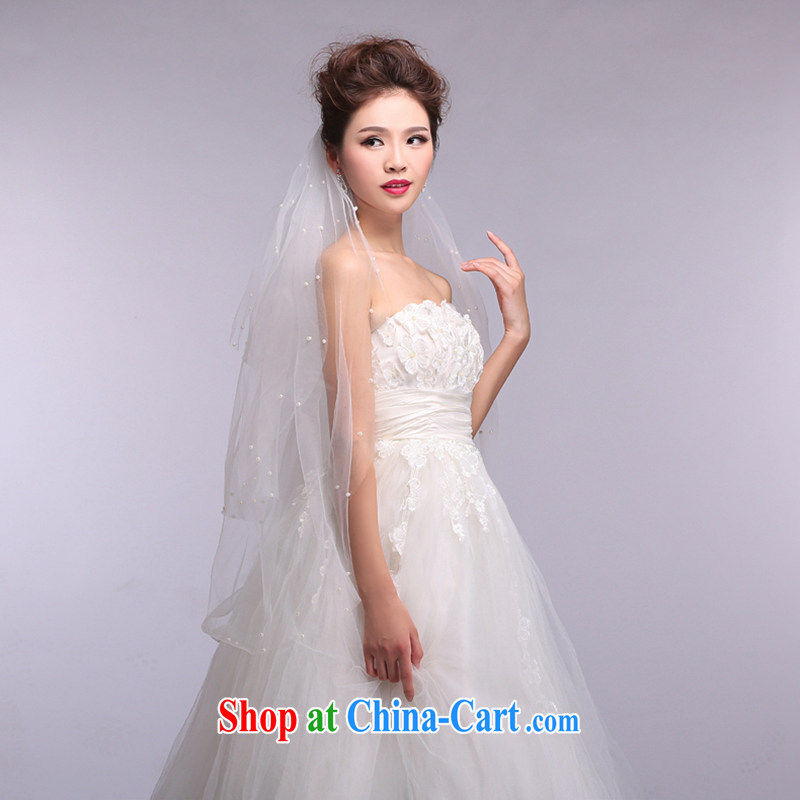 Hi Ka-hi 2014 new wedding dresses and multi-layer Pearl head yarn soft Web yarn XT 02 white, code, hi Ka-hi, shopping on the Internet
