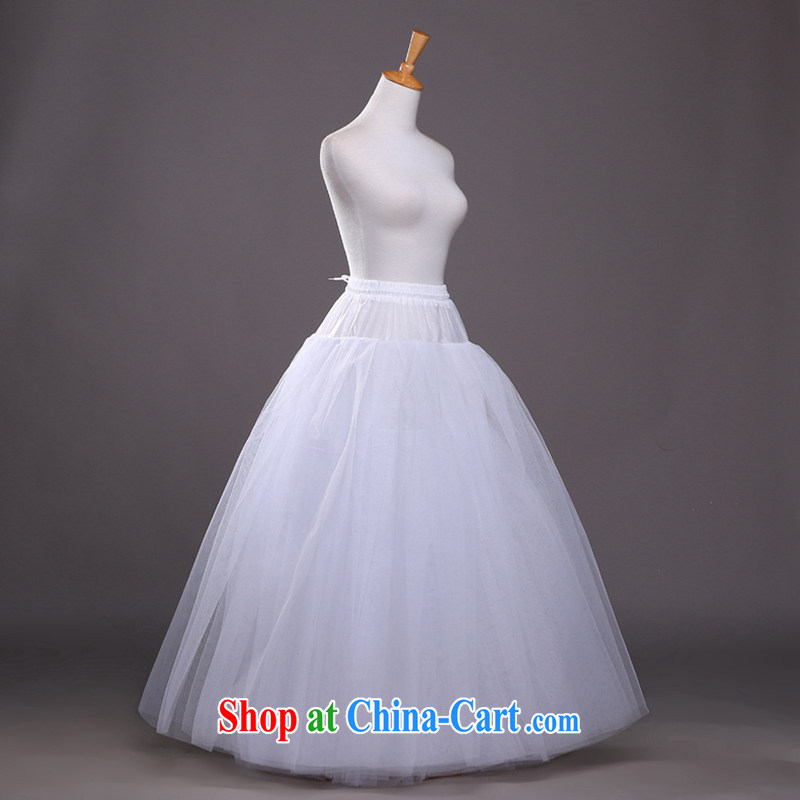 Hi Ka-hi 2014 new 6-Layer increase bone skirt stays natural loose curls soft wedding built-in petticoat QC 04 white, code-ka-hi, shopping on the Internet