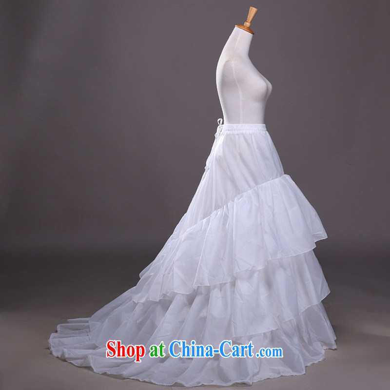 Hi Ka-hi wedding dresses 2014 new large-Tail Prop skirt layer 3 flouncing wedding dress party Korean thin stays firm QC 09 white, code, Hi Ka-hi, shopping on the Internet