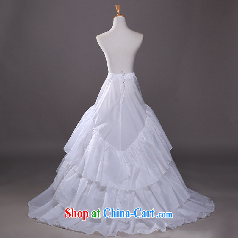 Hi Ka-hi wedding dresses 2014 new large-Tail Prop skirt layer 3 flouncing wedding dress party Korean thin stays firm QC 09 white, code, Hi Ka-hi, shopping on the Internet