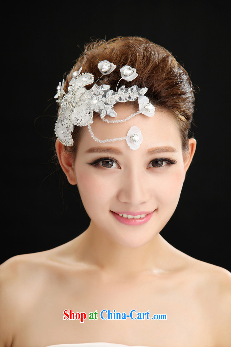 New plain manual bridal jewelry lace and flower-decorated wedding dresses accessories jewelry wedding head-dress and adornment white pictures, price, brand platters! Elections are good character, the national distribution, so why buy now enjoy more preferential! Health