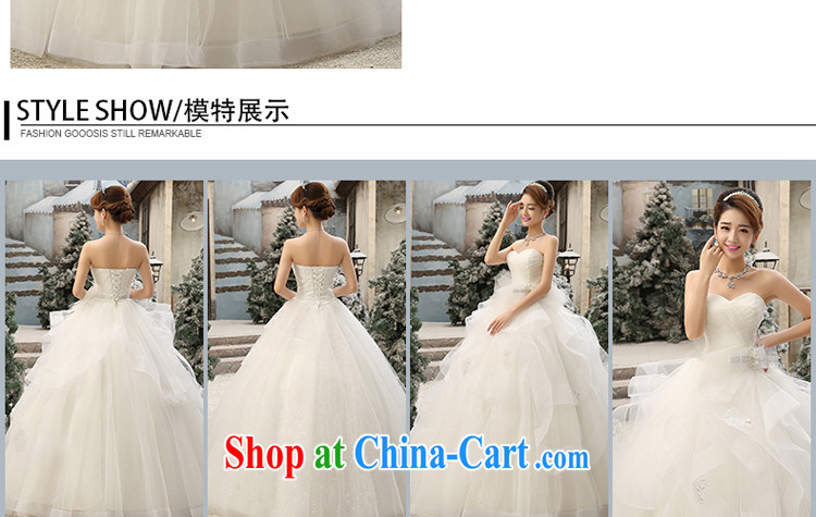wedding dresses 2015 spring new alignment to Korean Princess Mary Magdalene the chest high fashion custom pregnant wedding white XXL pictures, price, brand platters! Elections are good character, the national distribution, so why buy now enjoy more preferential! Health
