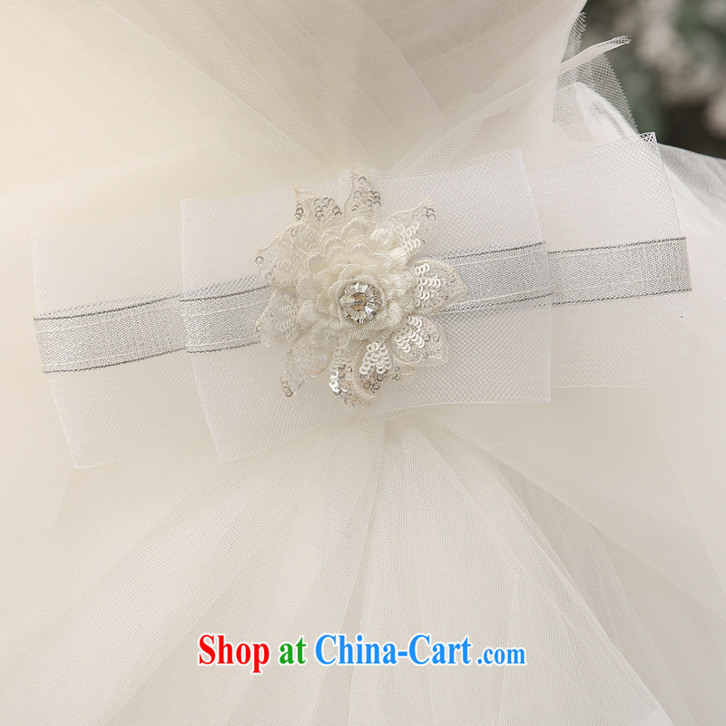 wedding dresses 2015 spring new alignment to Korean Princess Mary Magdalene The Chest is stylish custom pregnant wedding white XXL, honey, bride, shopping on the Internet