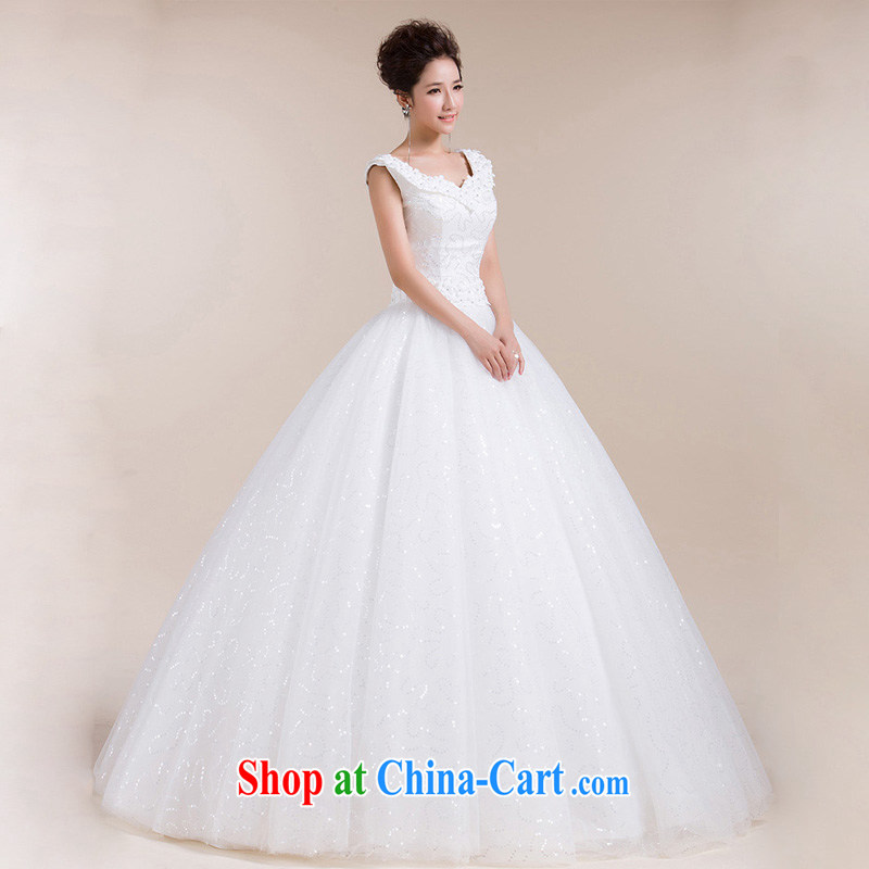 Light (at the end QM) strap with a shoulder skirts and flowers and waist simple wedding dresses CTX HS 525m White XXL, shallow end, shopping on the Internet