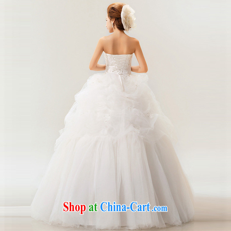 Light (at the end QM) Wedding wedding dresses sweet Mary Magdalene chest wedding dresses with straps bridal wedding dresses CTX white XXL, shallow end, shopping on the Internet