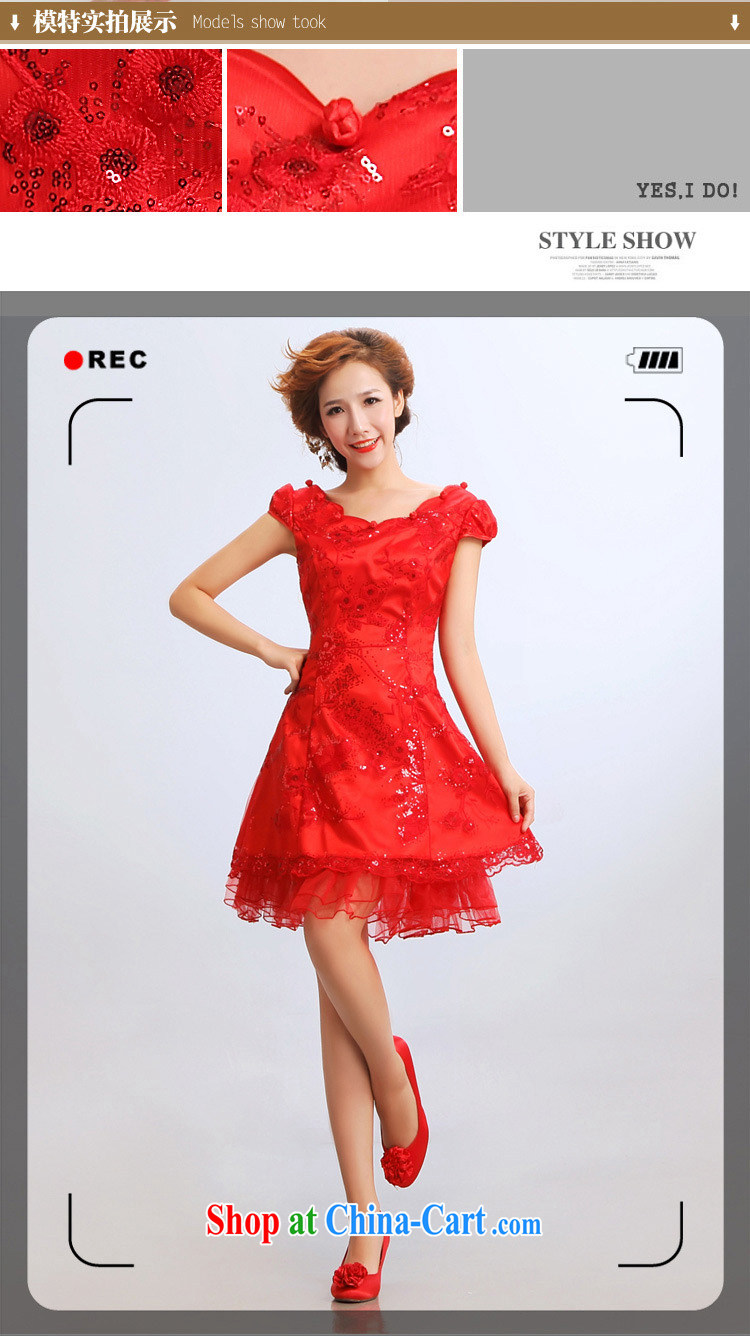 Shallow end (QM) Wedding Fashion cheongsam dress improved short bridal show clothes dresses CTX red XXL pictures, price, brand platters! Elections are good character, the national distribution, so why buy now enjoy more preferential! Health
