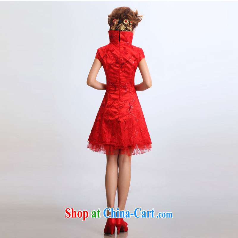 Light (at the end) QM short dresses bridal wedding wedding dresses bridal dresses CTX red XXL, shallow end, shopping on the Internet