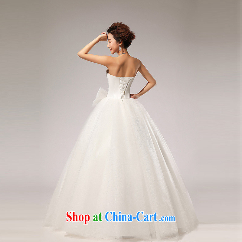 Light (at the end QM) Wedding wiped chest Korean wedding dresses CTX HS 59 m White XXL, shallow end, shopping on the Internet