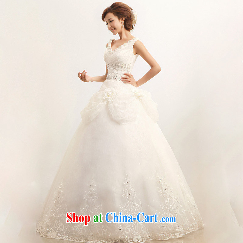 Light (at the end QM) Wedding shoulders wedding sweet marriages wedding dresses CTX white XXL, shallow end, shopping on the Internet