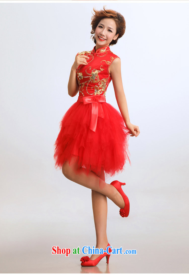 Light (at the end) QM dresses short wedding bridal wedding wedding bridal dresses qipao CTX red XXL pictures, price, brand platters! Elections are good character, the national distribution, so why buy now enjoy more preferential! Health