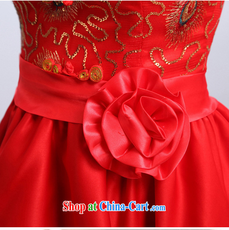 Shallow end (QM) Improved cheongsam stylish short cheongsam marriages wedding dresses qipao CTX red XXL pictures, price, brand platters! Elections are good character, the national distribution, so why buy now enjoy more preferential! Health
