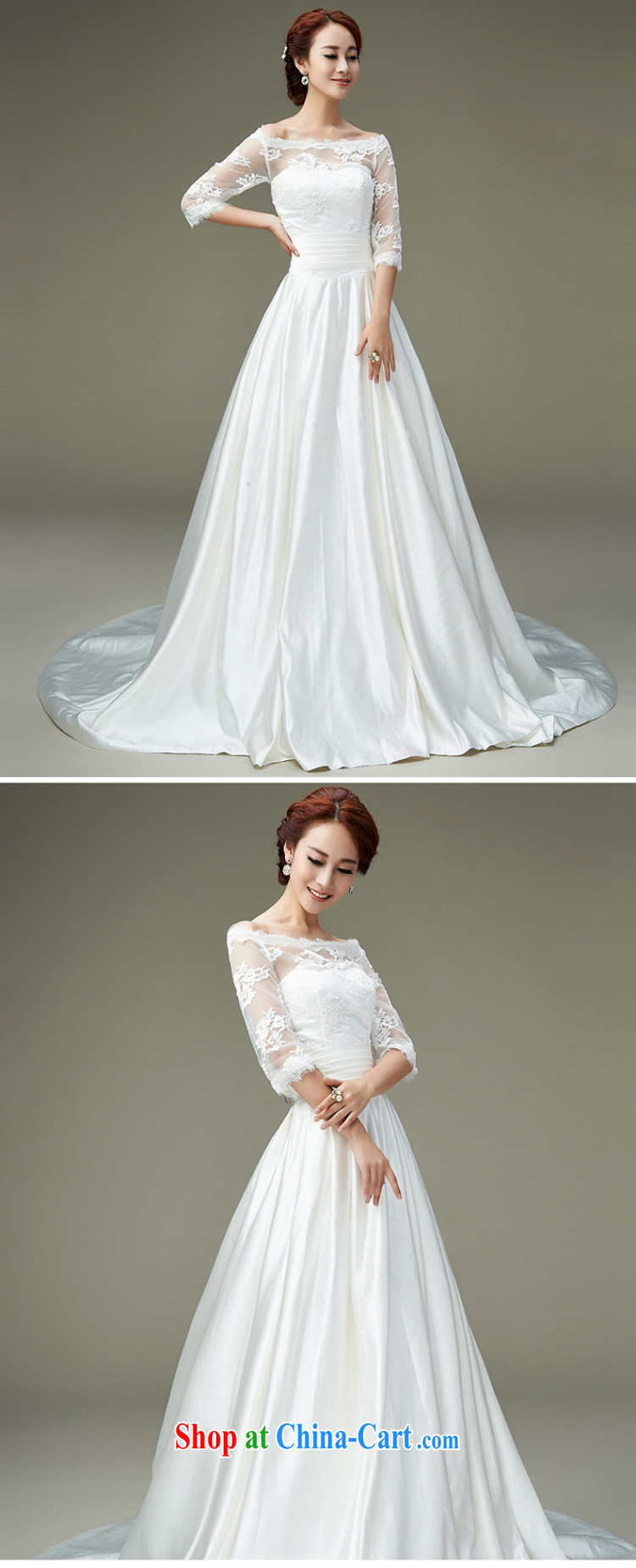 Han Park (cchappiness) 2015 new sense of the word shoulder lace floral bridal wedding fashion A fields, as well as the wedding white XXL (7 days shipping) pictures, price, brand platters! Elections are good character, the national distribution, so why buy now enjoy more preferential! Health