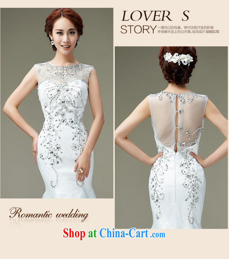 Han Park (cchappiness) 2015 New Beauty crowsfoot with Princess, with long skirt bridal wedding white XXL (7 days shipping) pictures, price, brand platters! Elections are good character, the national distribution, so why buy now enjoy more preferential! Health
