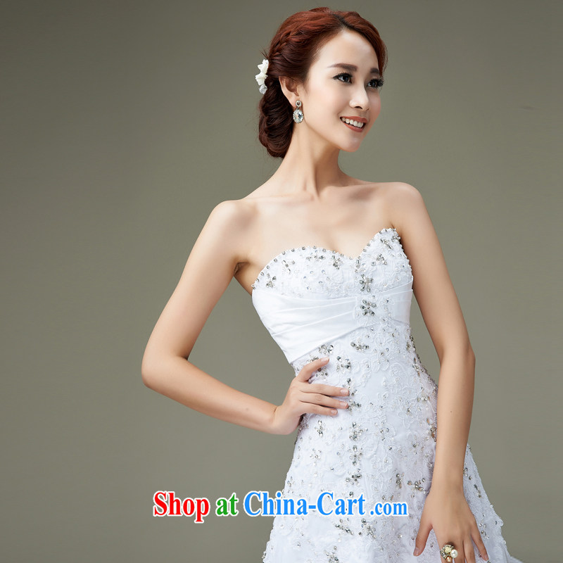 Han Park (cchappiness) 2015 new erase chest Queen noble beauty bridal wedding white XXL (7 days shipping), Han Park (cchappiness), online shopping