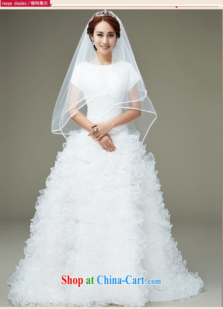 Han Park (cchappiness) 2015 new noble conservative temperament shaggy dress bridal wedding white XL (7 day shipping) pictures, price, brand platters! Elections are good character, the national distribution, so why buy now enjoy more preferential! Health