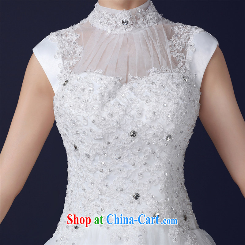 Jie MIA tail wedding dresses new 2015 new stylish red wedding package shoulder winter, Bridal crowsfoot lace larger white XXL, Jake Mia, and shopping on the Internet