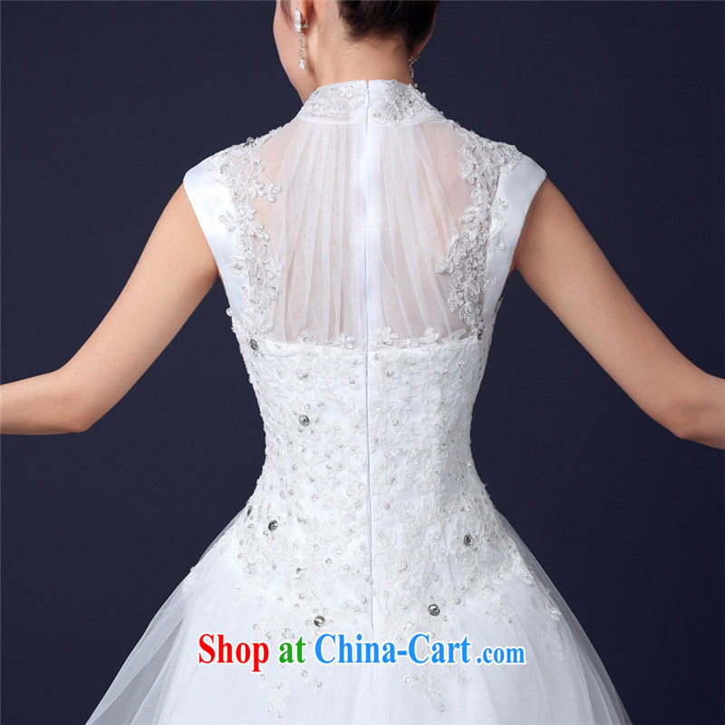 Jie MIA tail wedding dresses new 2015 new stylish red wedding package shoulder winter, Bridal crowsfoot lace larger white XXL, Jake Mia, and shopping on the Internet
