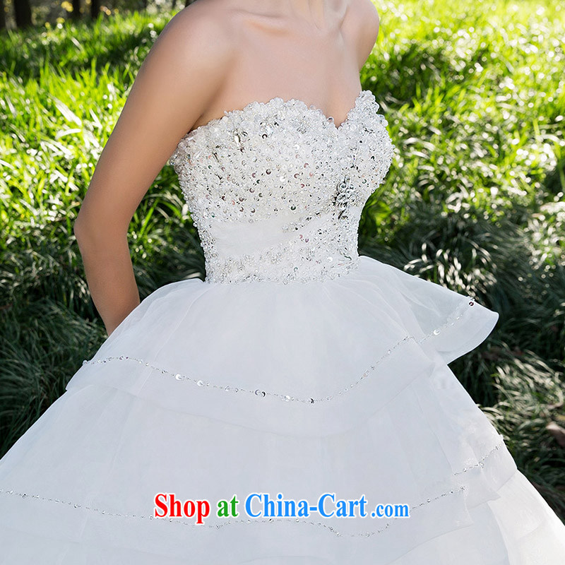 The bride's winter wedding erase chest cake skirt with original design manual staple Pearl 2525 M, a bride, and shopping on the Internet