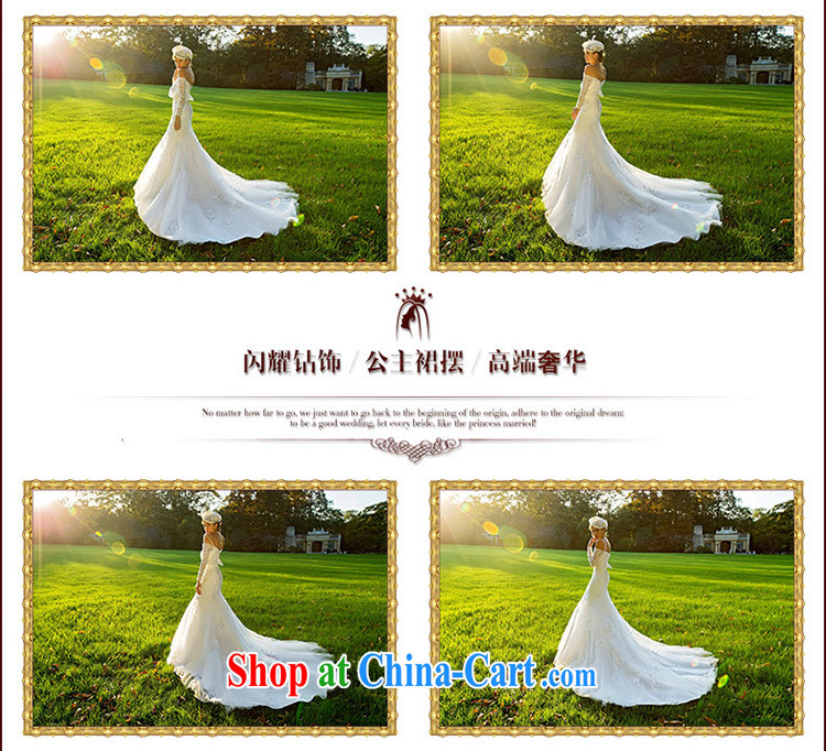 The bride's wedding dresses new 2015 winter lace crowsfoot wedding long-tail luxury 2516 L pictures, price, brand platters! Elections are good character, the national distribution, so why buy now enjoy more preferential! Health