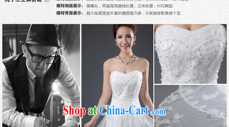 J. MIA tail wedding dresses new 2014 Korean fashion erase chest lace tie-cultivating graphics thin Ho said winter, female white XXL pictures, price, brand platters! Elections are good character, the national distribution, so why buy now enjoy more preferential! Health