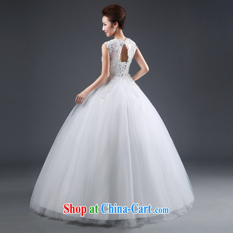 Jie MIA 2015 new wedding dresses Korean double-shoulder lace with tie wraps the code shaggy skirts marriages XXL, Jake Mia, shopping on the Internet