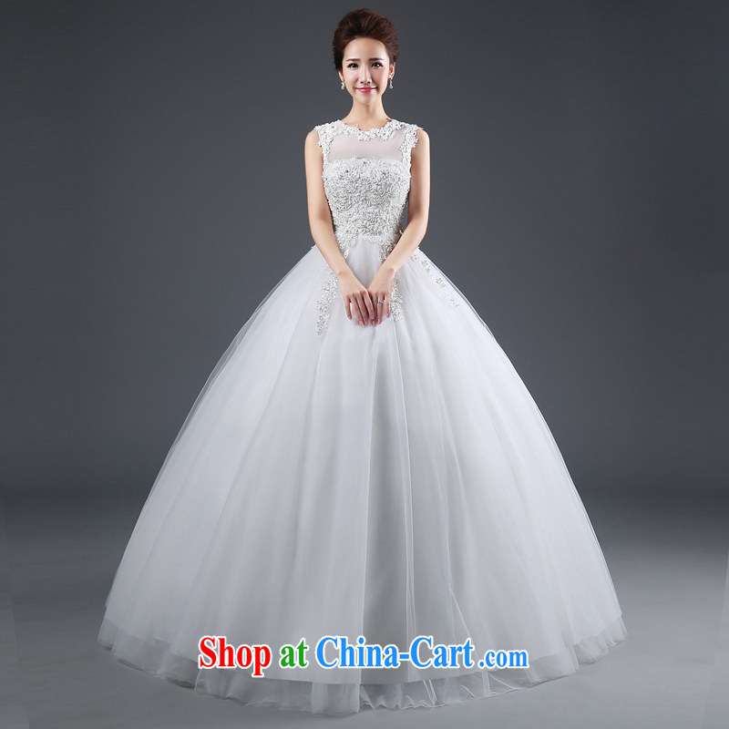 Jie MIA 2015 new wedding dresses Korean double-shoulder lace with tie wraps the code shaggy skirts marriages XXL, Jake Mia, shopping on the Internet