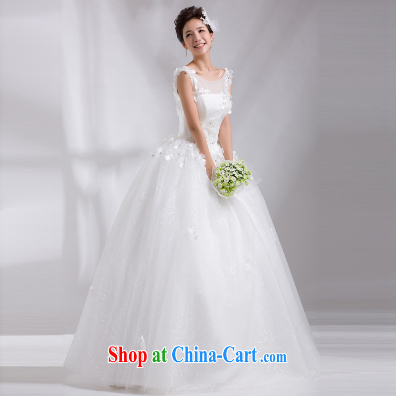 Cheng Kejie MIA wedding dresses 2014 New a Field double-shoulder lace bridal wedding white alignment to bind with the Code wedding white XXL
