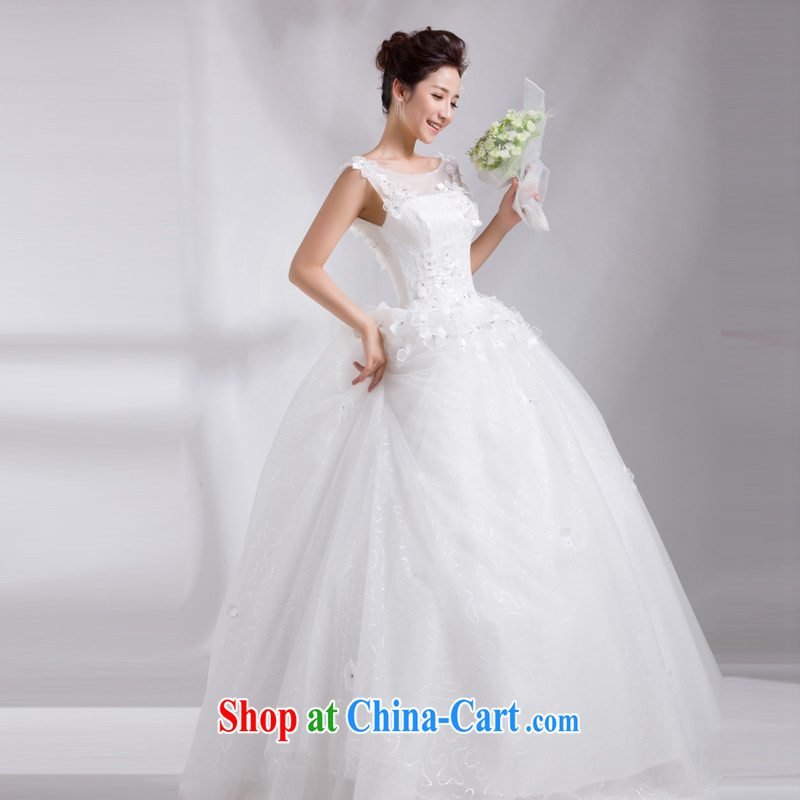 Cheng Kejie MIA wedding dresses 2014 New a Field double-shoulder lace bridal wedding white alignment to bind with the Code wedding white XXL, Jake Mia, and shopping on the Internet