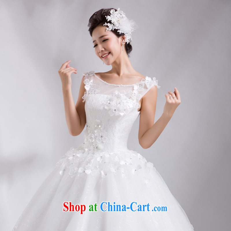 Cheng Kejie MIA wedding dresses 2014 New a Field double-shoulder lace bridal wedding white alignment to bind with the Code wedding white XXL, Jake Mia, and shopping on the Internet